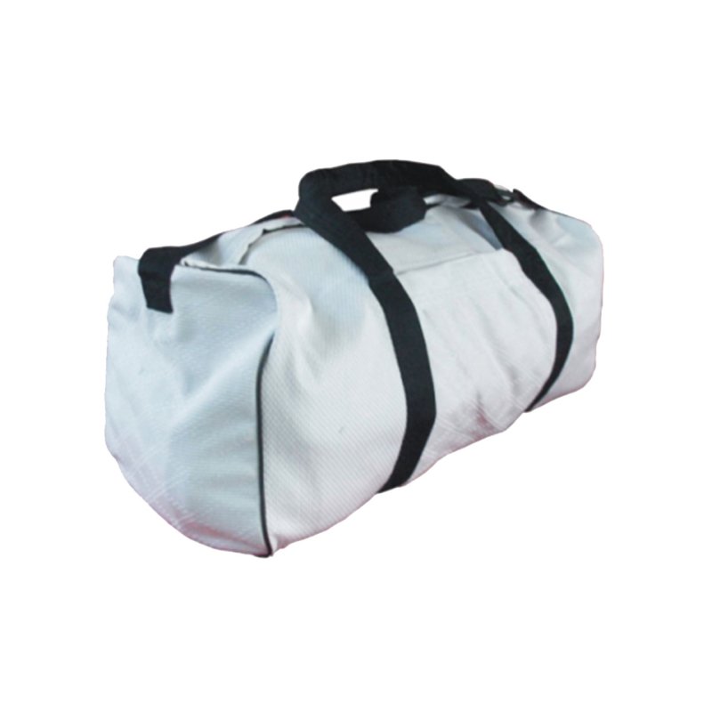 Sporttasche aus Judostoff weiß 60 x 30 x 30 cm