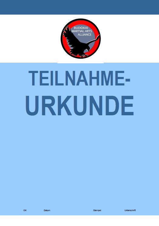 Teilnehmerurkunde 50 Stk.