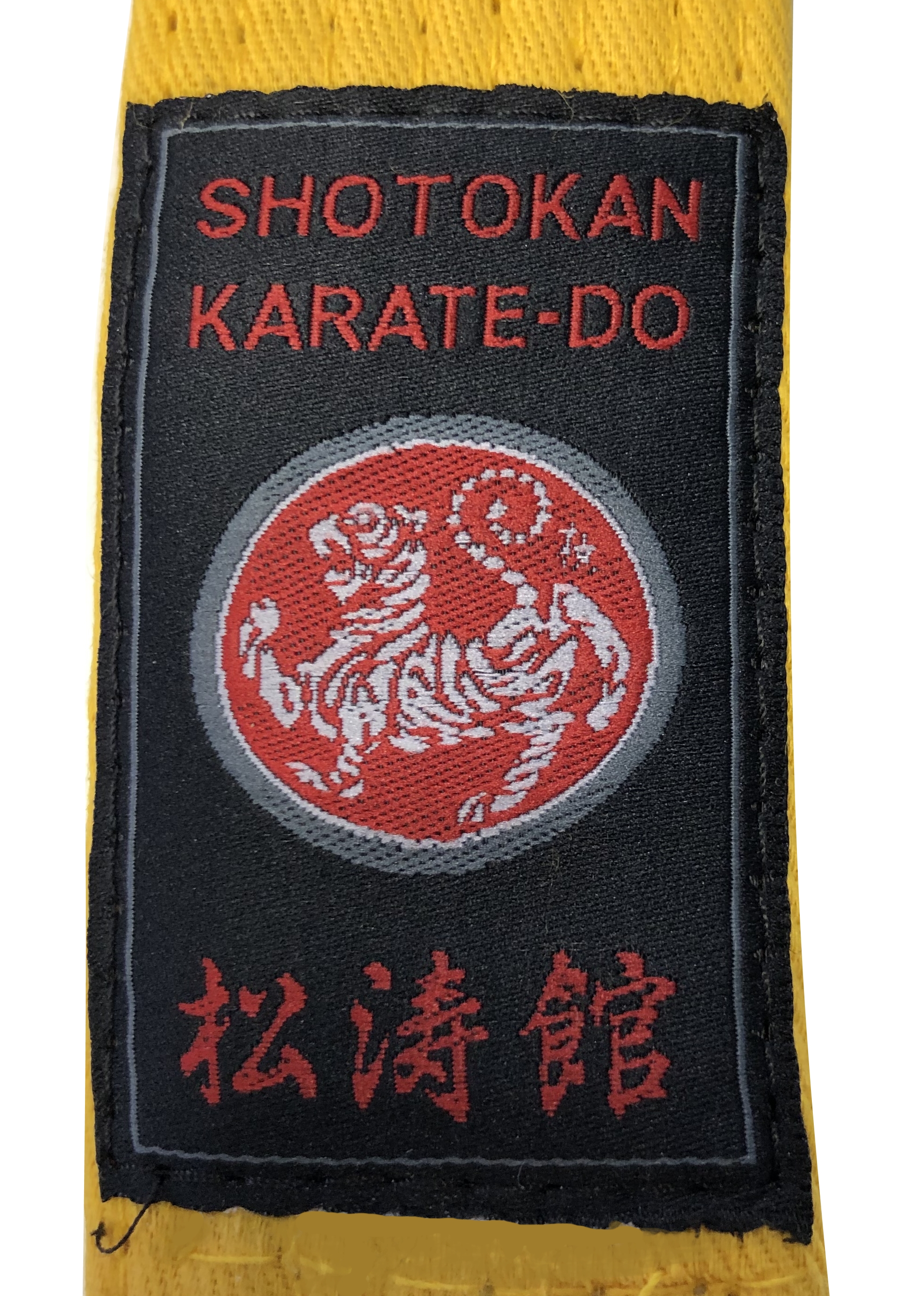 Shotokan Karategürtel Silver Edition 100 % Cotton gelb 400