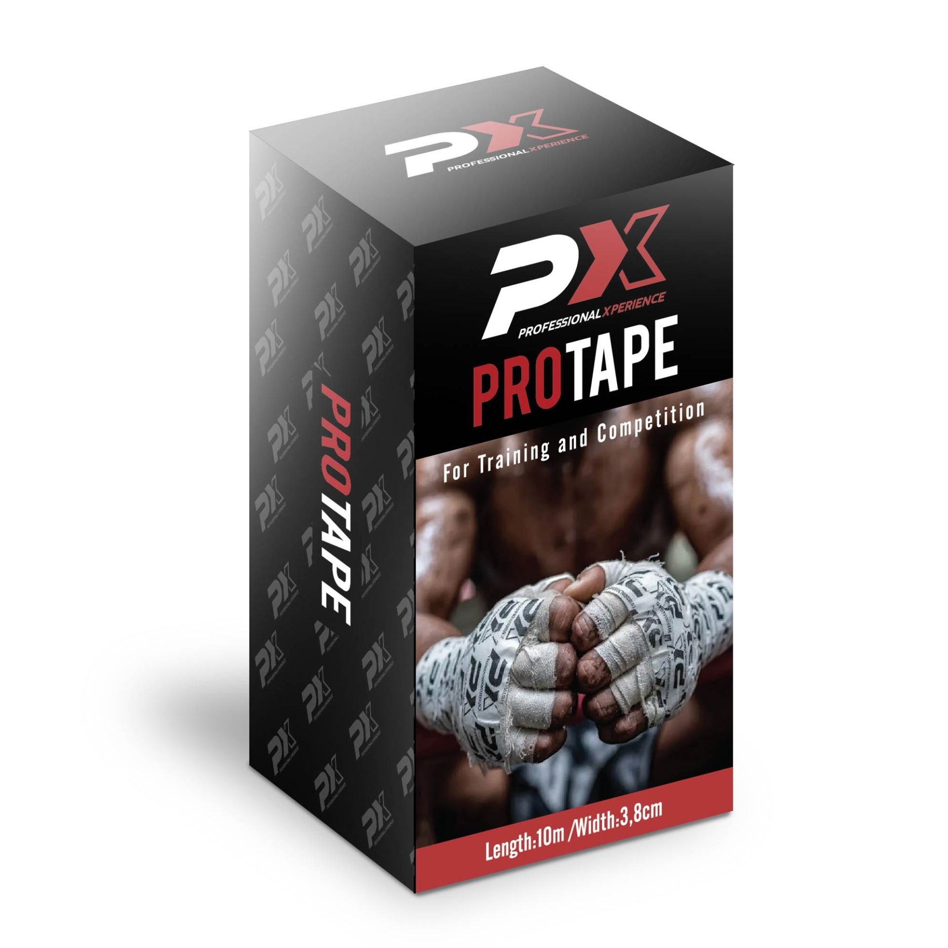 PX 3er Pack Tape weiss ca 3,8 x 1000 cm (2,00 EUR / 1 Meter)