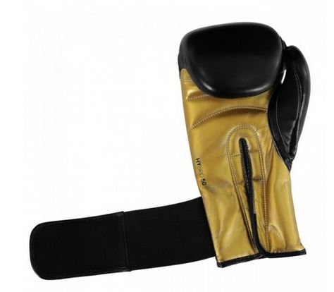 adidas Boxhandschuhe Hybrid 50, schwarz/gold, ADIH50 14 oz