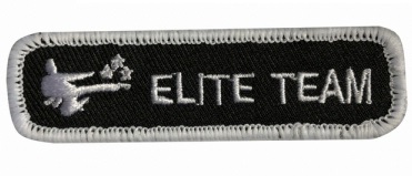 Aufnäher Elite Team, 8 x 2,5 cm