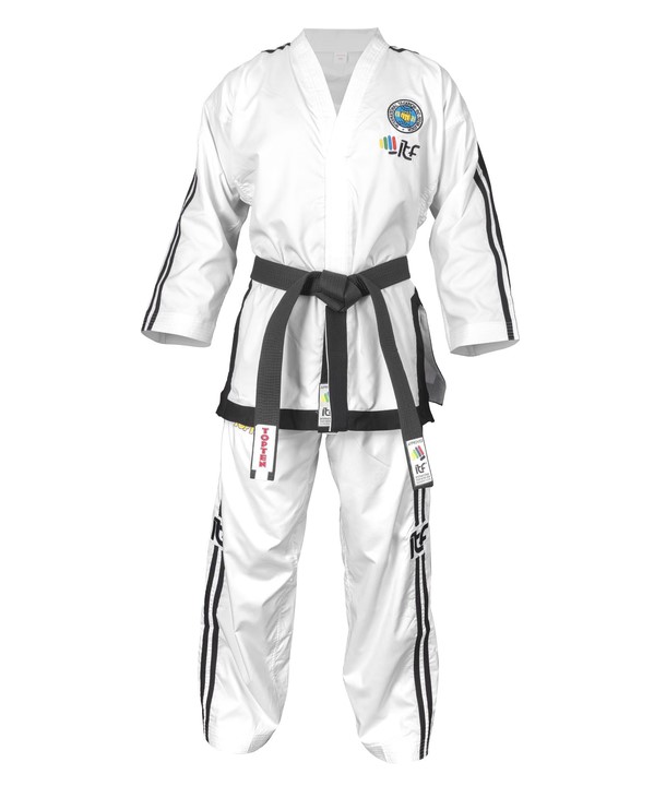 TOP TEN Taekwondo Dobok Grandmaster PREMIUM GOLD (7. - 9. Dan, ITF app.)
