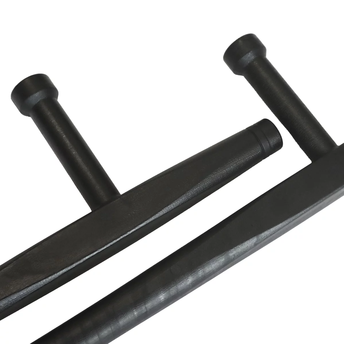 Tonfa aus PU Kunststoff, schwarz