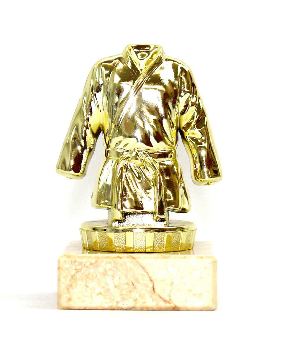 Pokalständer Kampfsport-Jacke 9 cm gold