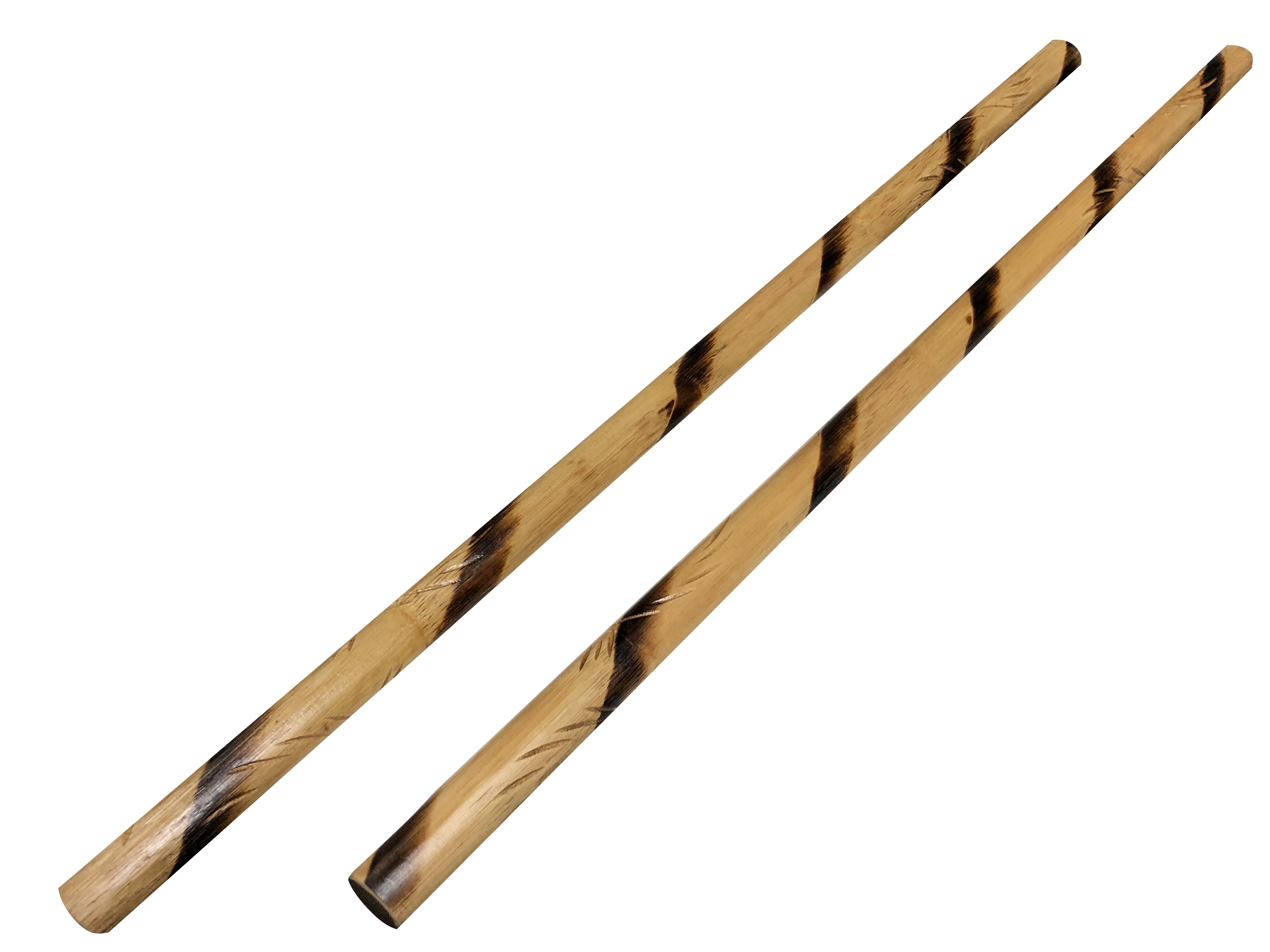 Kali Arnis Escrima Sticks mit Brandspirale