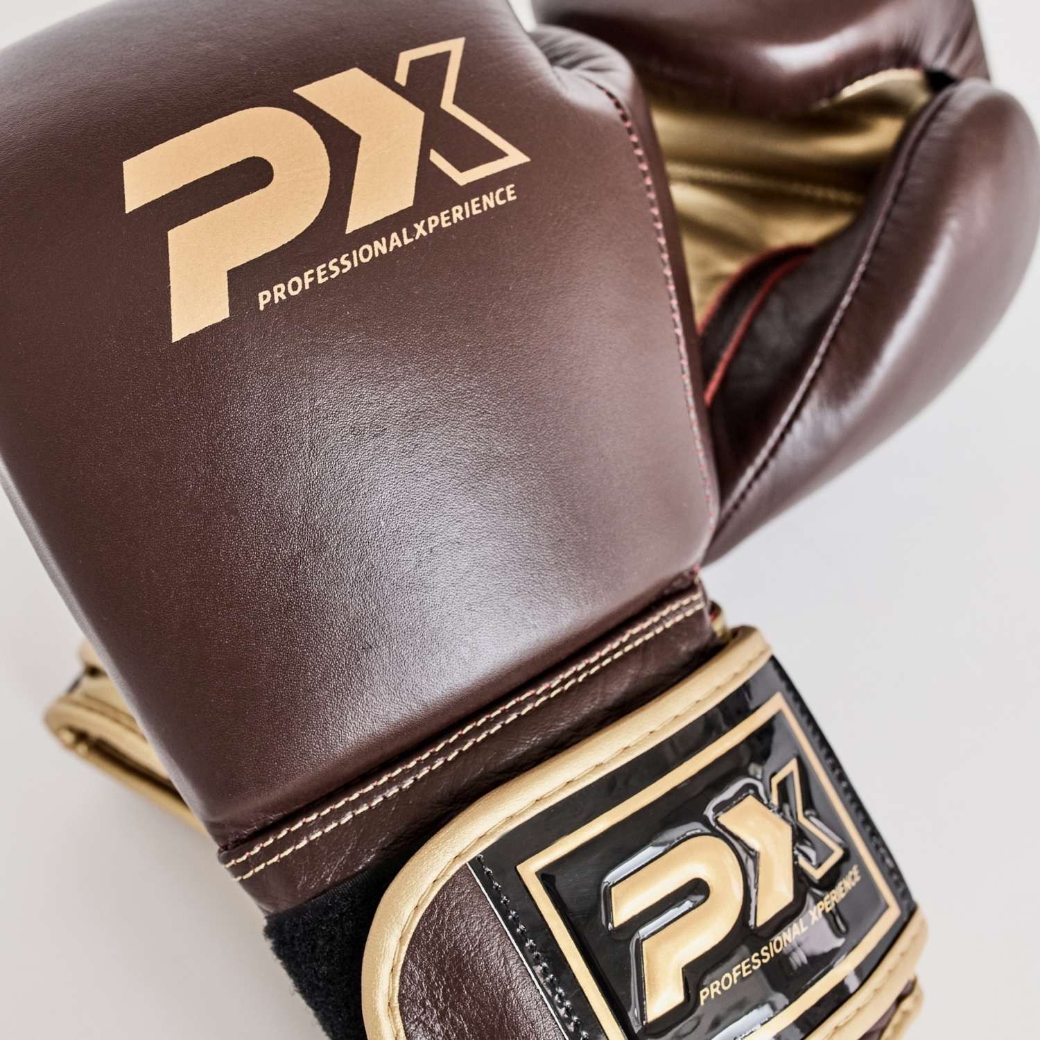 PX Boxhandschuh Braun-Gold