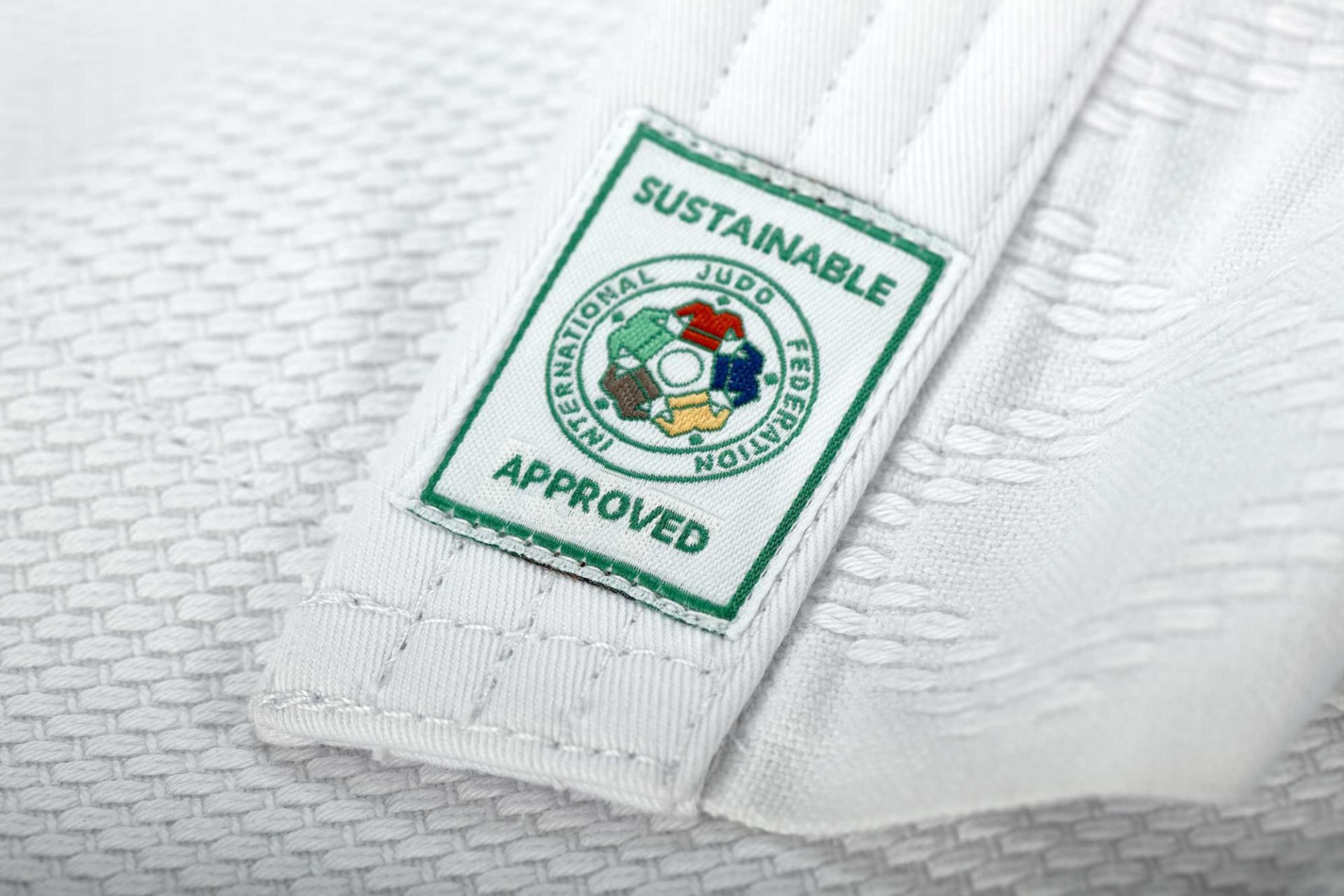 Judojacke  Weiß ADIDAS Champion ohne Schulterstreifen - Logo only