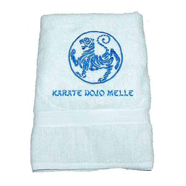 Shotokan Handtuch mit Dojo Namen individuell