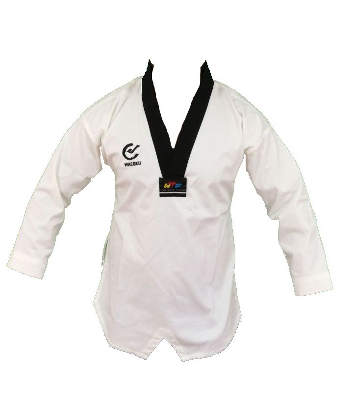 Taekwondo Jacke weiß mit Rip Gr. 170 (%SALE)