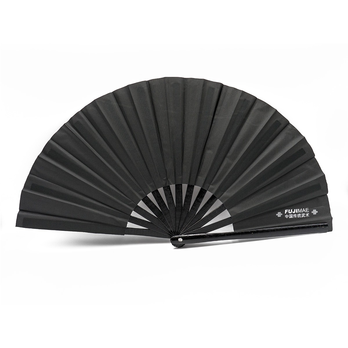 Fächer Bambus, schlicht / blau