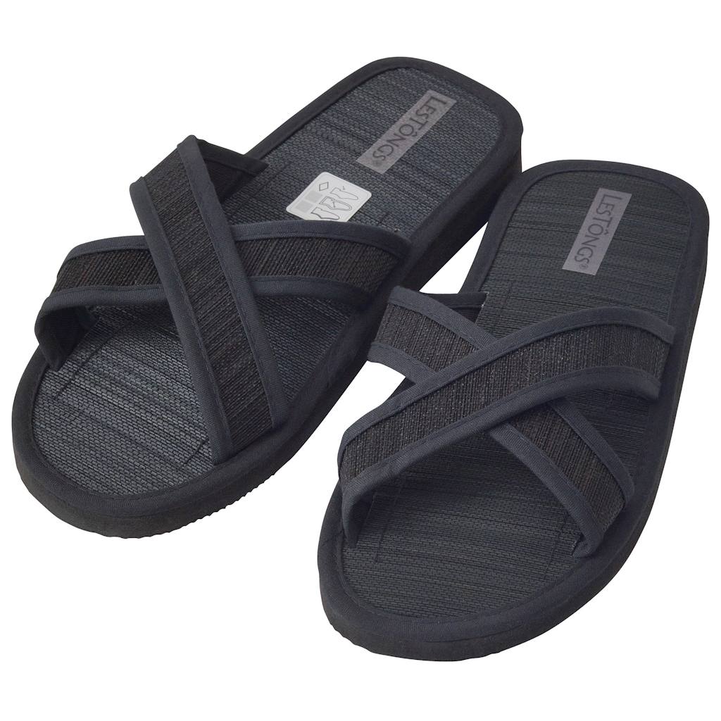 Wellness Zimtlatschen / Zoris SAIGON Kreuzband SCHWARZ 45/46