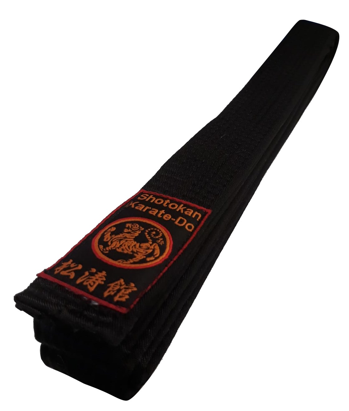 Karate Gürtel SHOTOKAN LABEL Schwarzgurt 4 cm