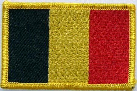 Aufnäher Flagge Belgien
