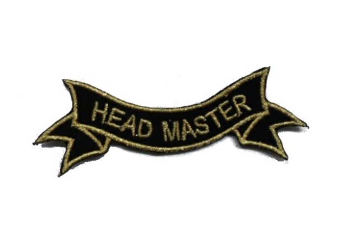 Zusatzaufnäher / Patch geschweift Chairman