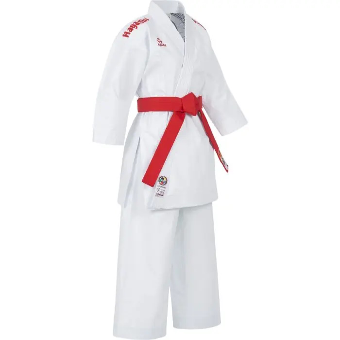HAYASHI Karate-Gi "Jingu" weiß, Damenschnitt Blau-185cm