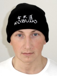 Wollmütze mit "Kobudo" Bestickung