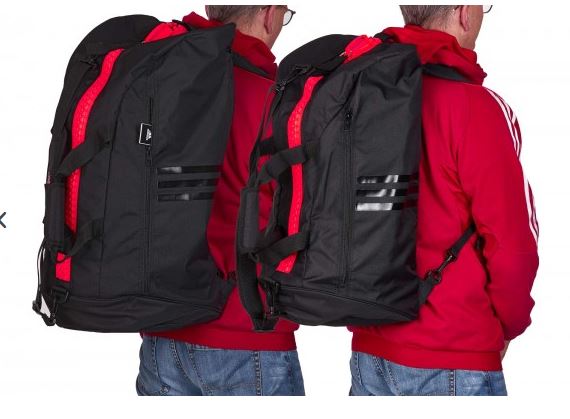 adidas 2in1 Bag "martial arts" black/white PU, adiACC051 L