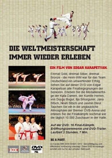 2er DVD Set – Karate WM 2014 (Levine, Andrew / Karapetyan, Edgar)