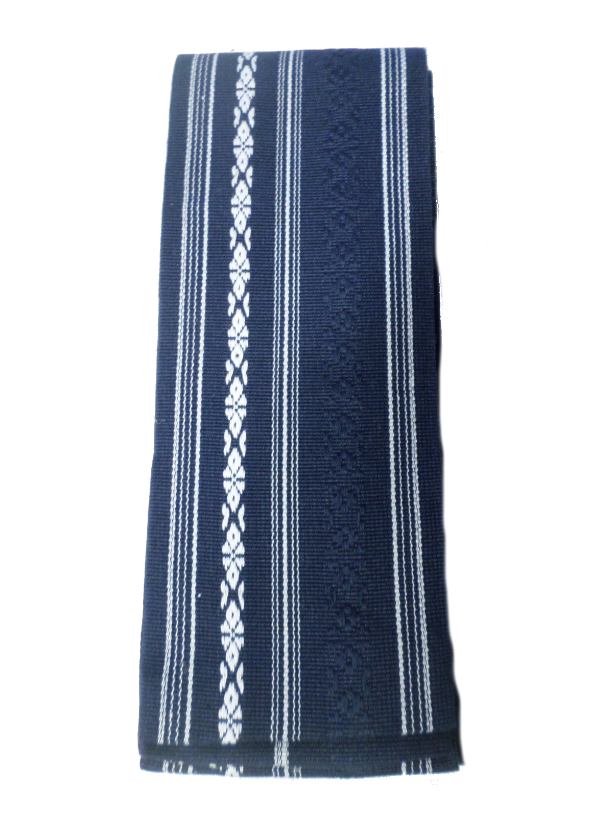 Iaido Obi Kaku Obi mit Muster BLAU