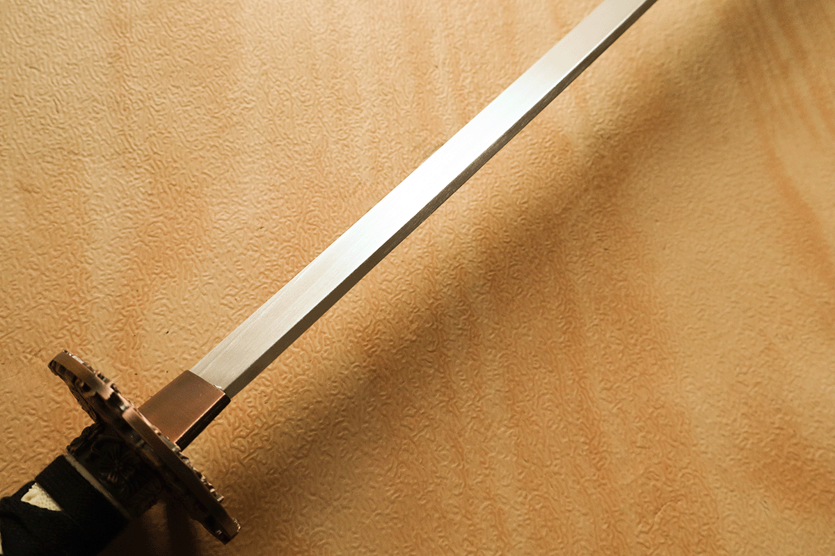 Iaito Katana aus Aluminium, mit Saya / Schwertscheide