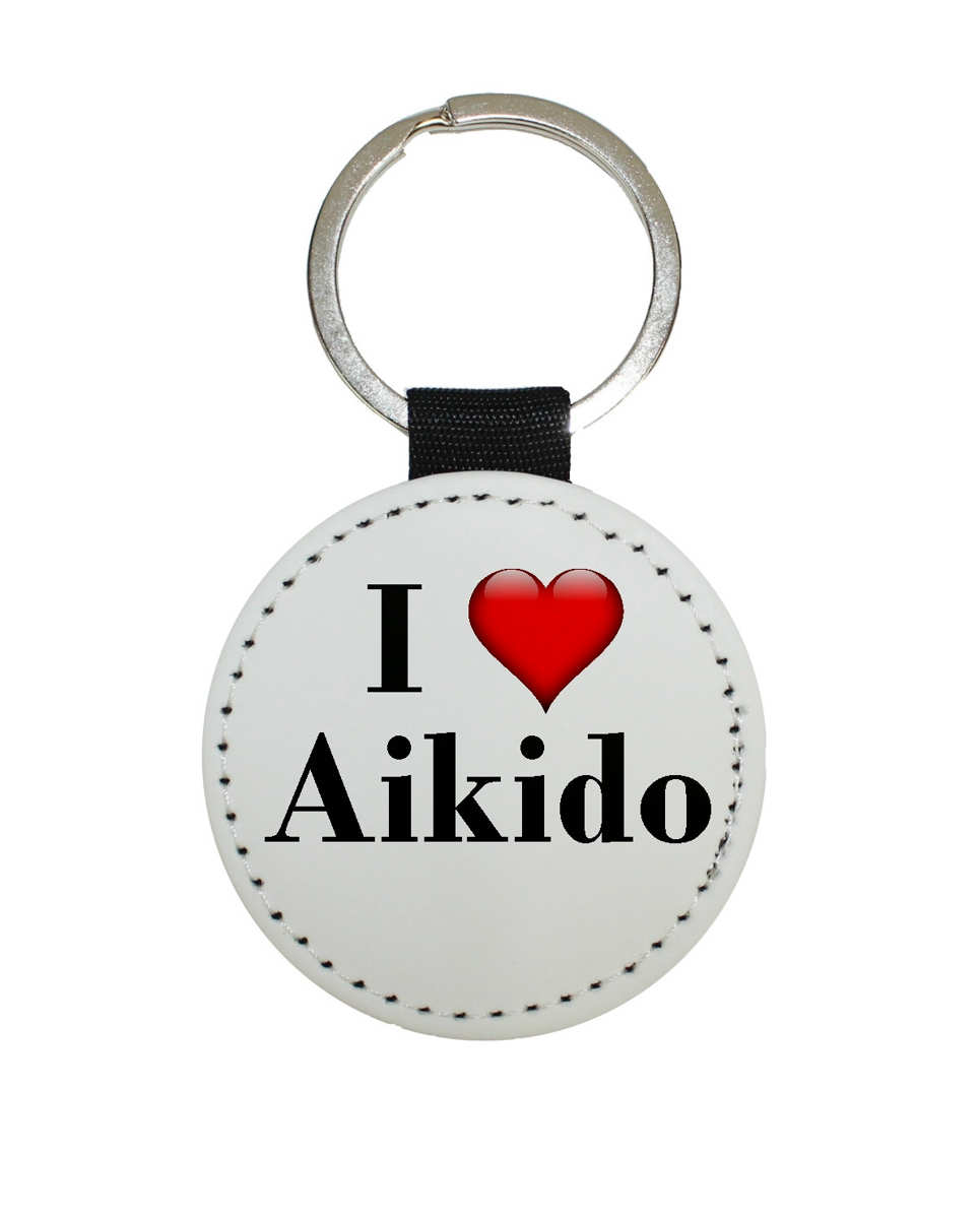 Schlüsselanhänger "I love Aikido"
