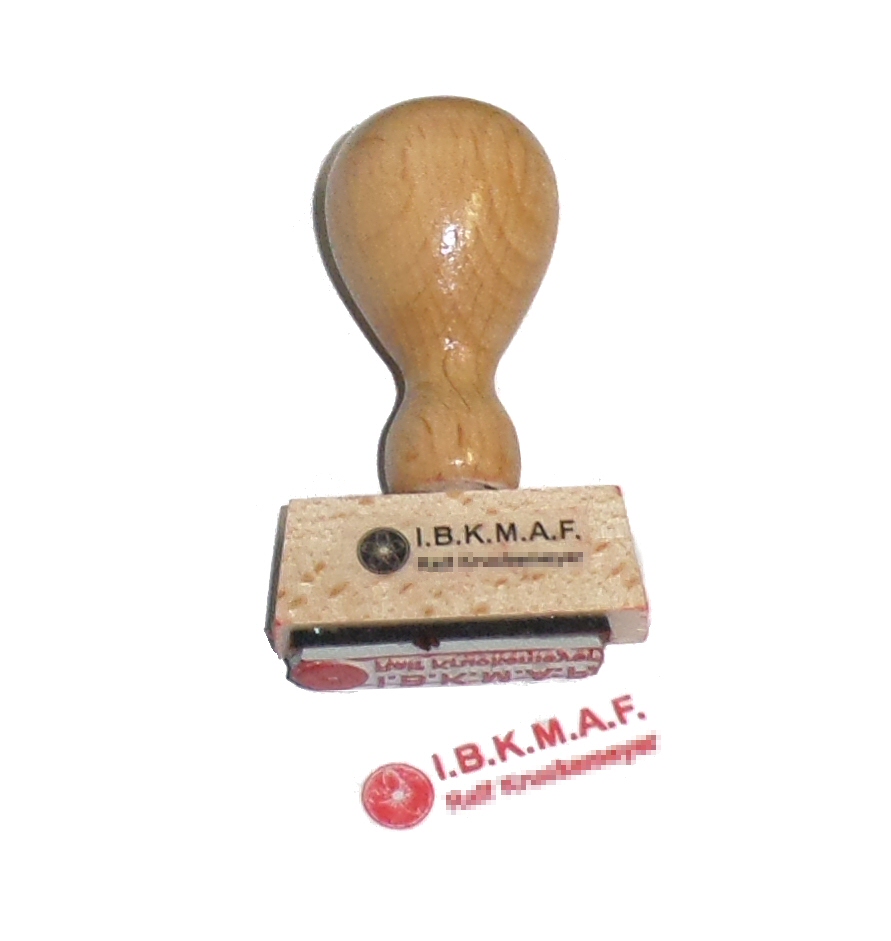 Prüferstempel 3,5 x 1 cm