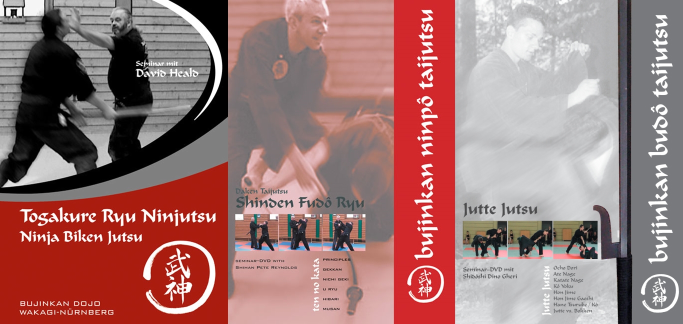 3 DVD-SET: Togakure Ryu Ninjutsu / Shinden Fudo Ryu / Jutte Justu