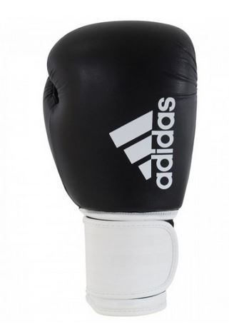 adidas Boxhandschuhe Hybrid 100, schwarz/weiß, ADIH100 12 oz