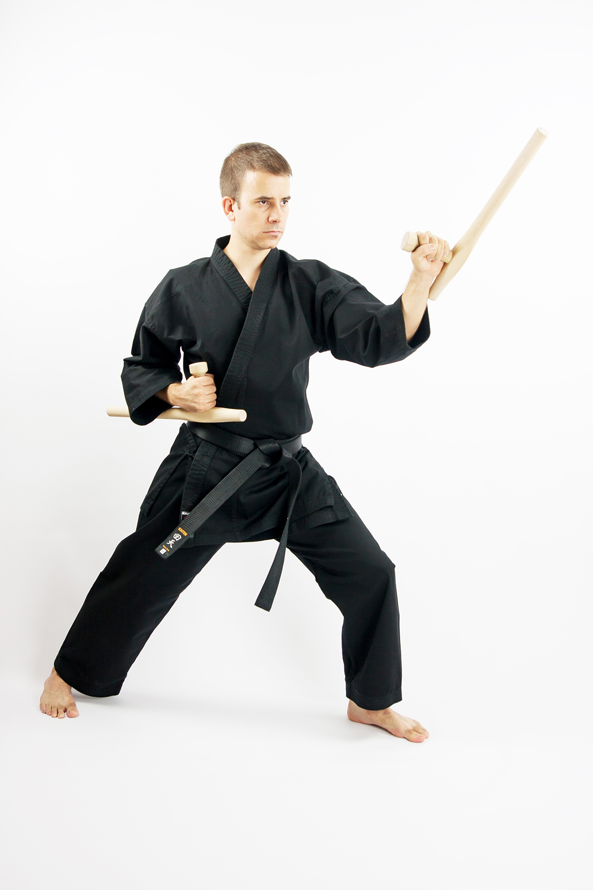 Kaiten Karateanzug Kuro schwarz