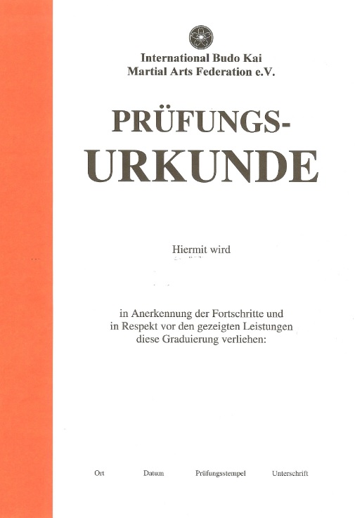 Prüfungsurkunde IBKMAF