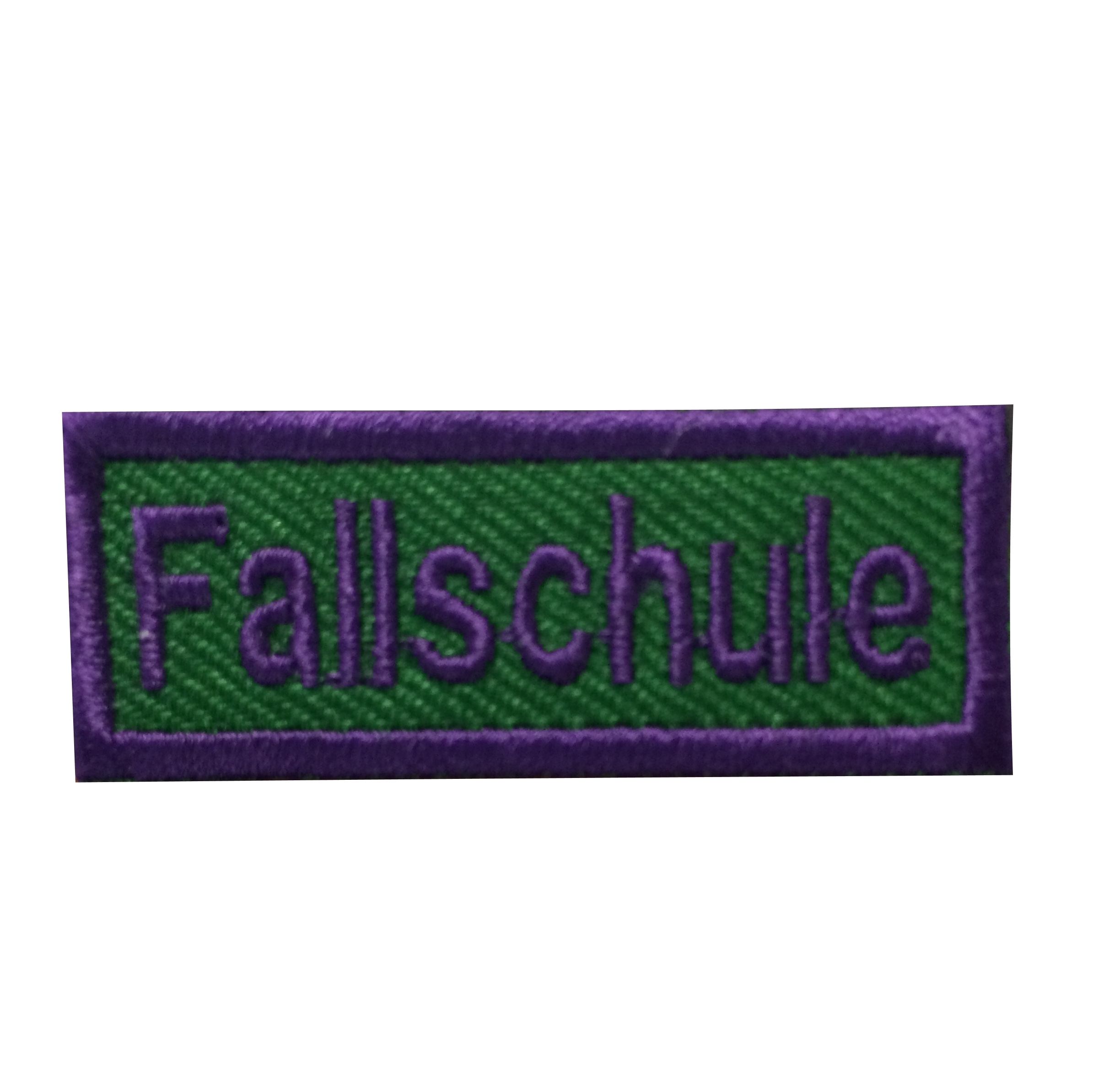 Fallschule - Anerkennungs-Abzeichen / Skill Patch violett/ grün