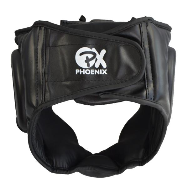 PHOENIX Kopfschutz Kunstleder schwarz XXL