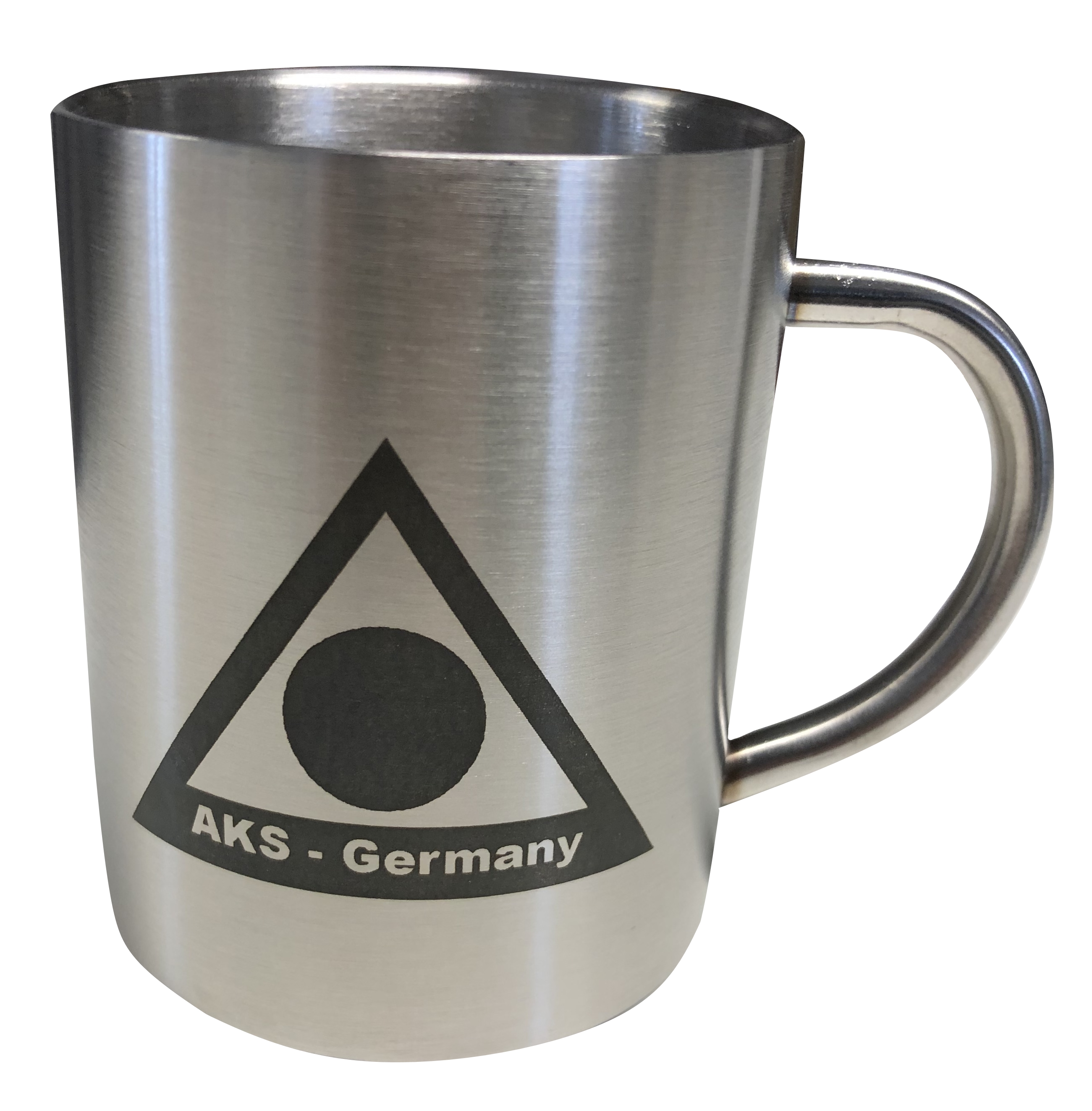AKS Karate Tasse aus Edelstahl, hochwertig graviert