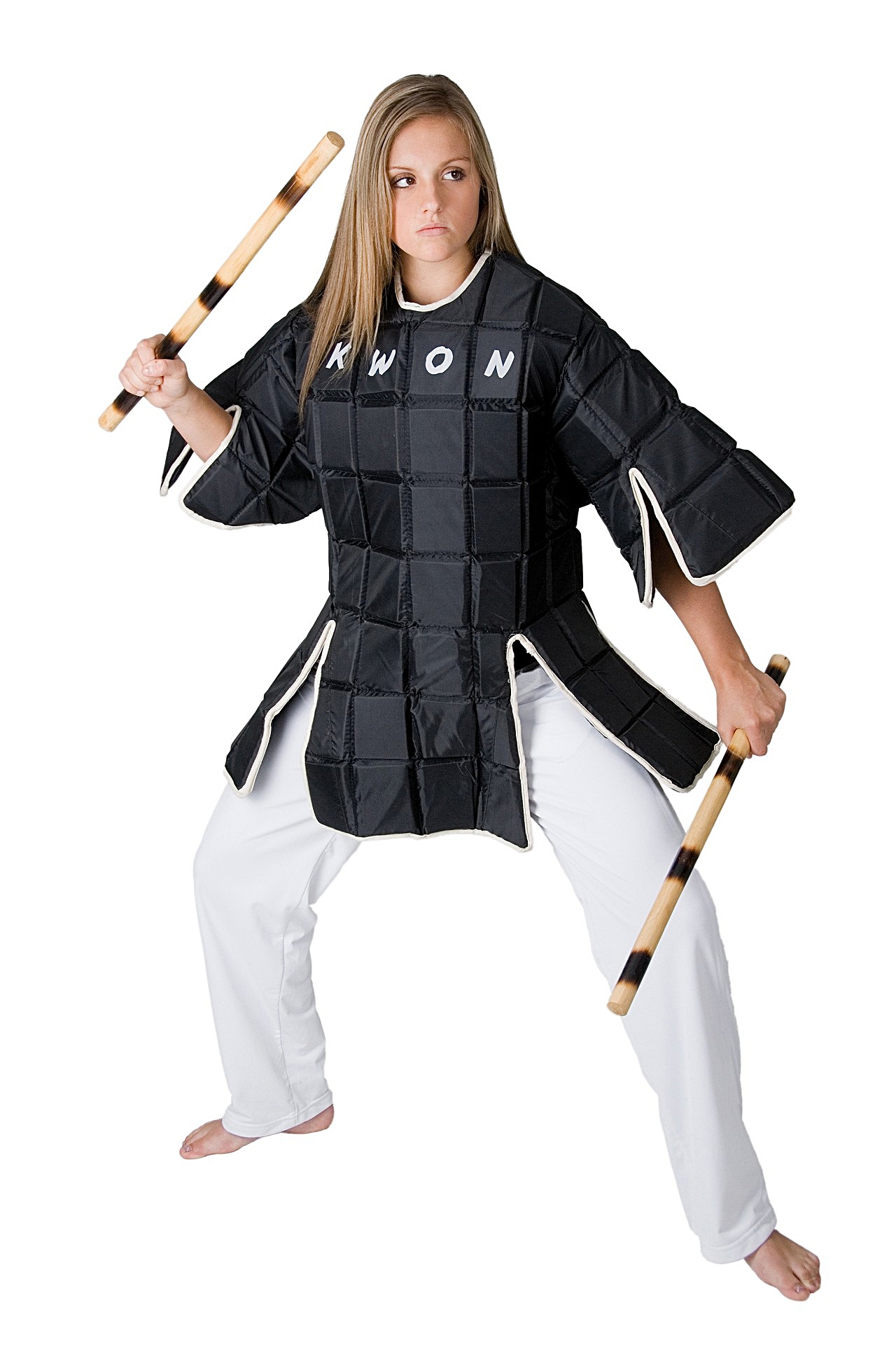 KWON (R) Kali Schutzweste / Stockkampfweste schwarz L/XL