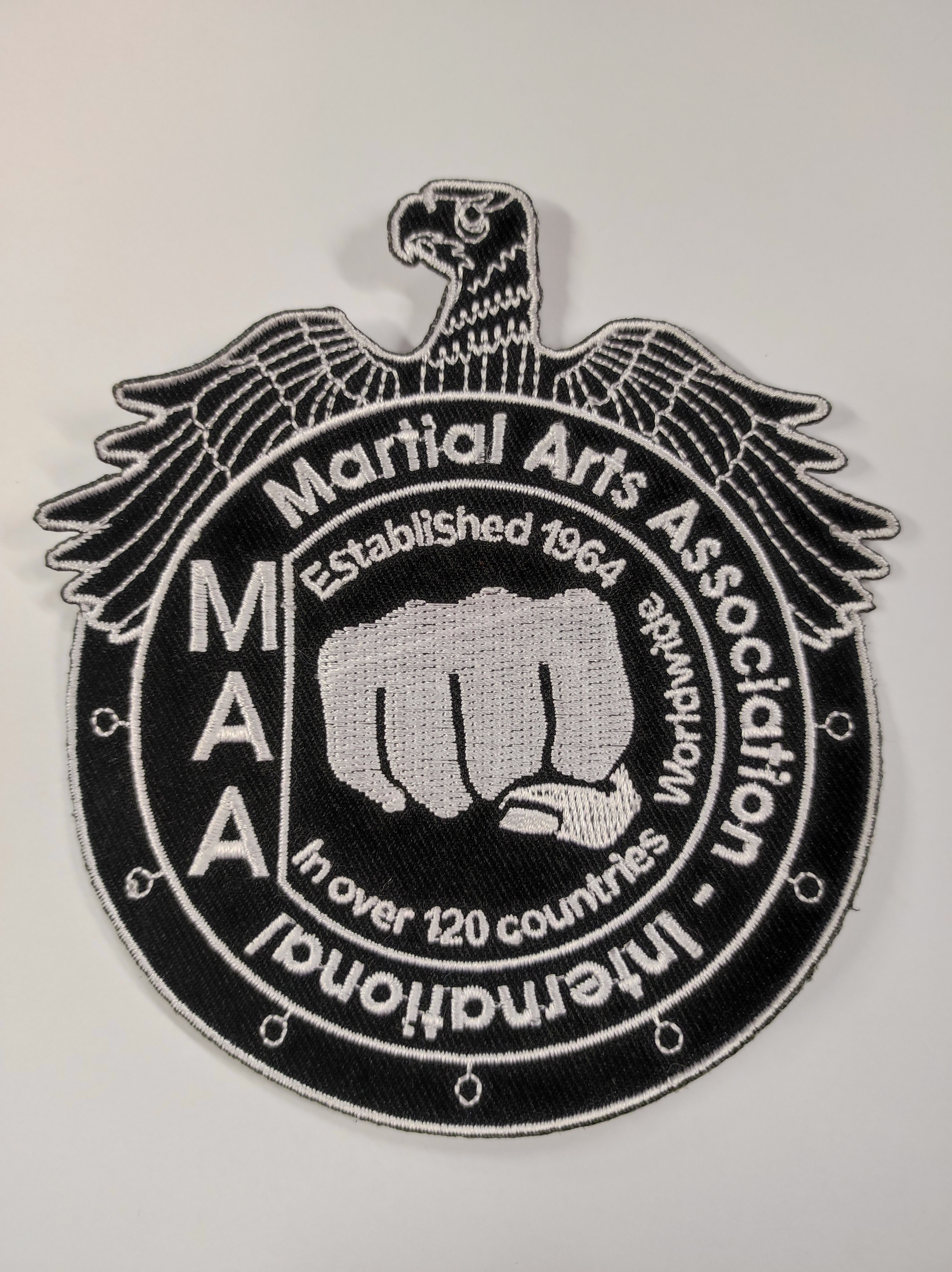 MAA-I Patch Faust mit Adler Eagle  Gold