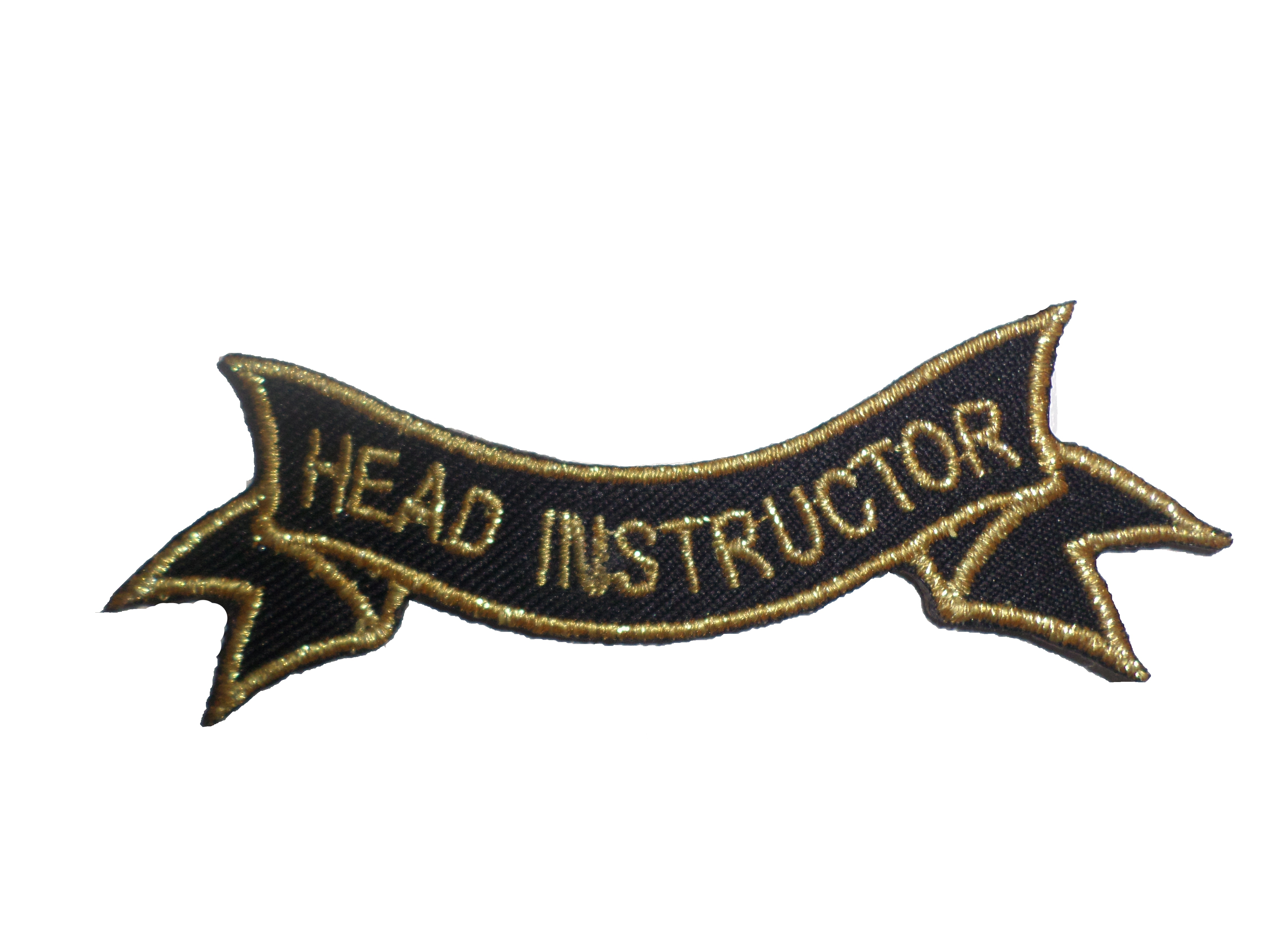 Zusatzaufnäher / Patch geschweift Chairman