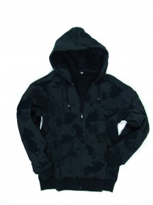 Jogging Kapuzenjacke black camo Gr.3XL