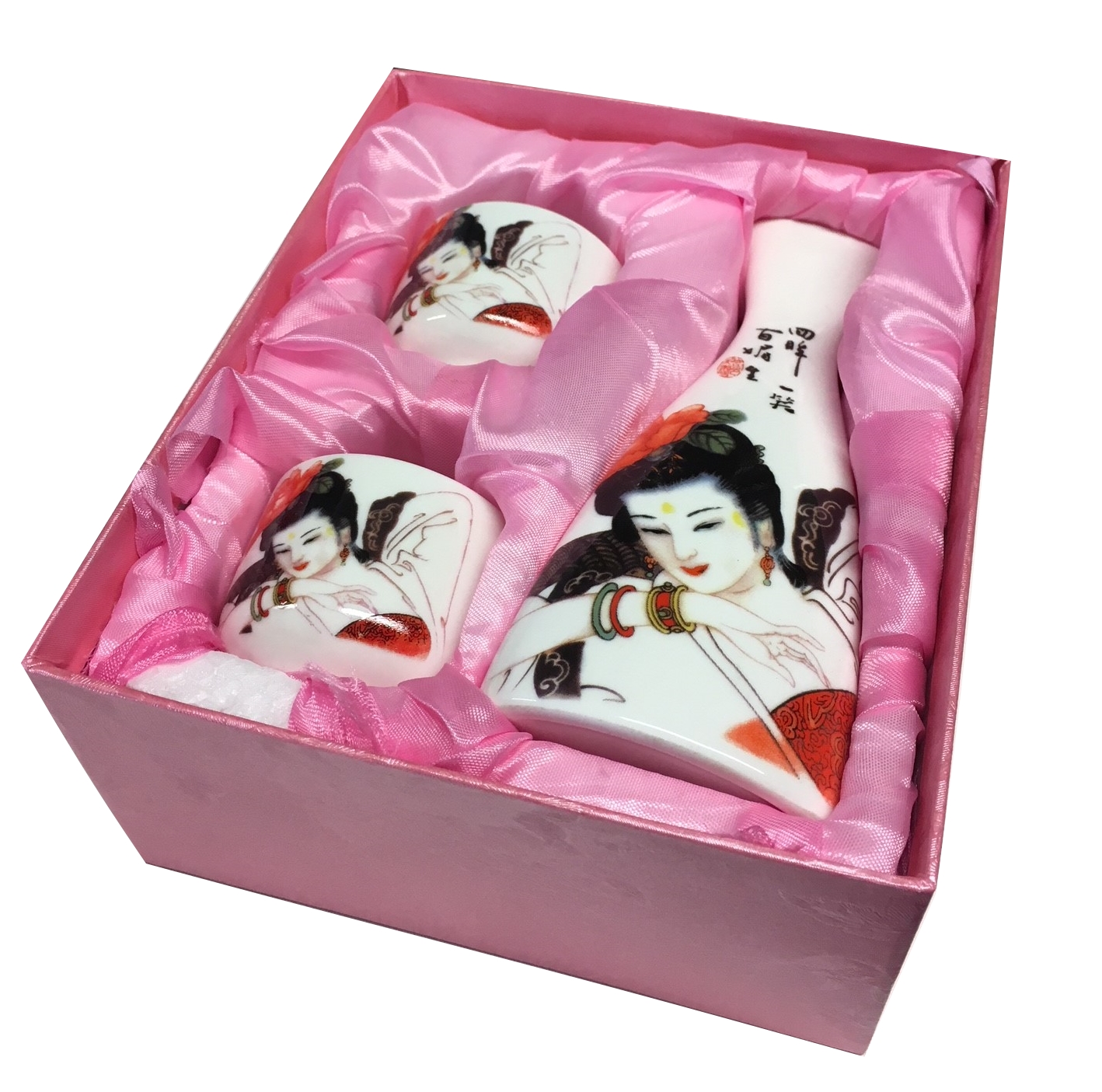 Sake Set Geisha 3-teilig