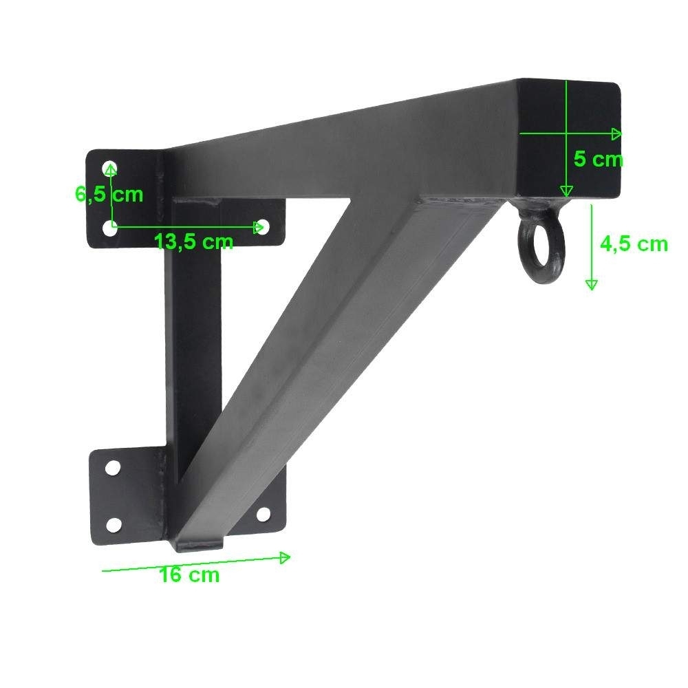 Profi Boxsack-Wandhalterung ca. 80 x 40 cm, schwarz