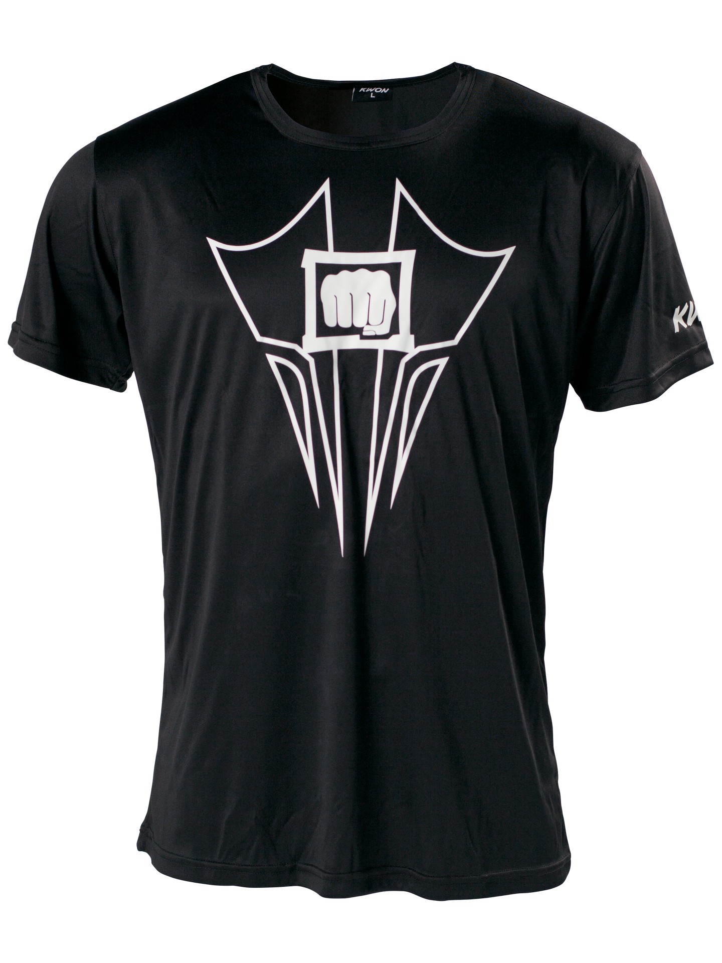 KWON (R) Herren T-Shirt schwarz mit Faustdruck