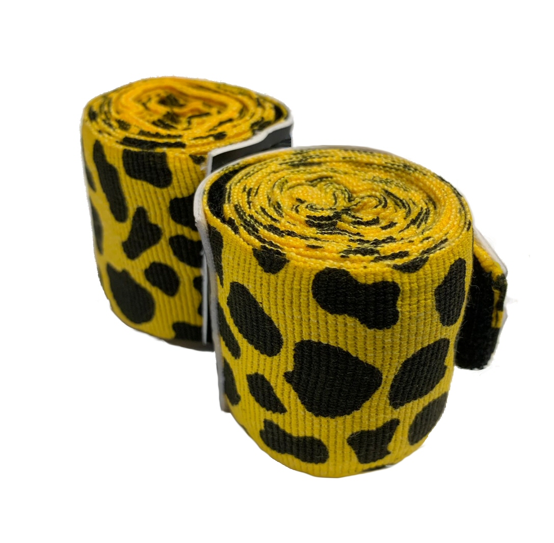 Boxbandagen Leopard, unelastisch