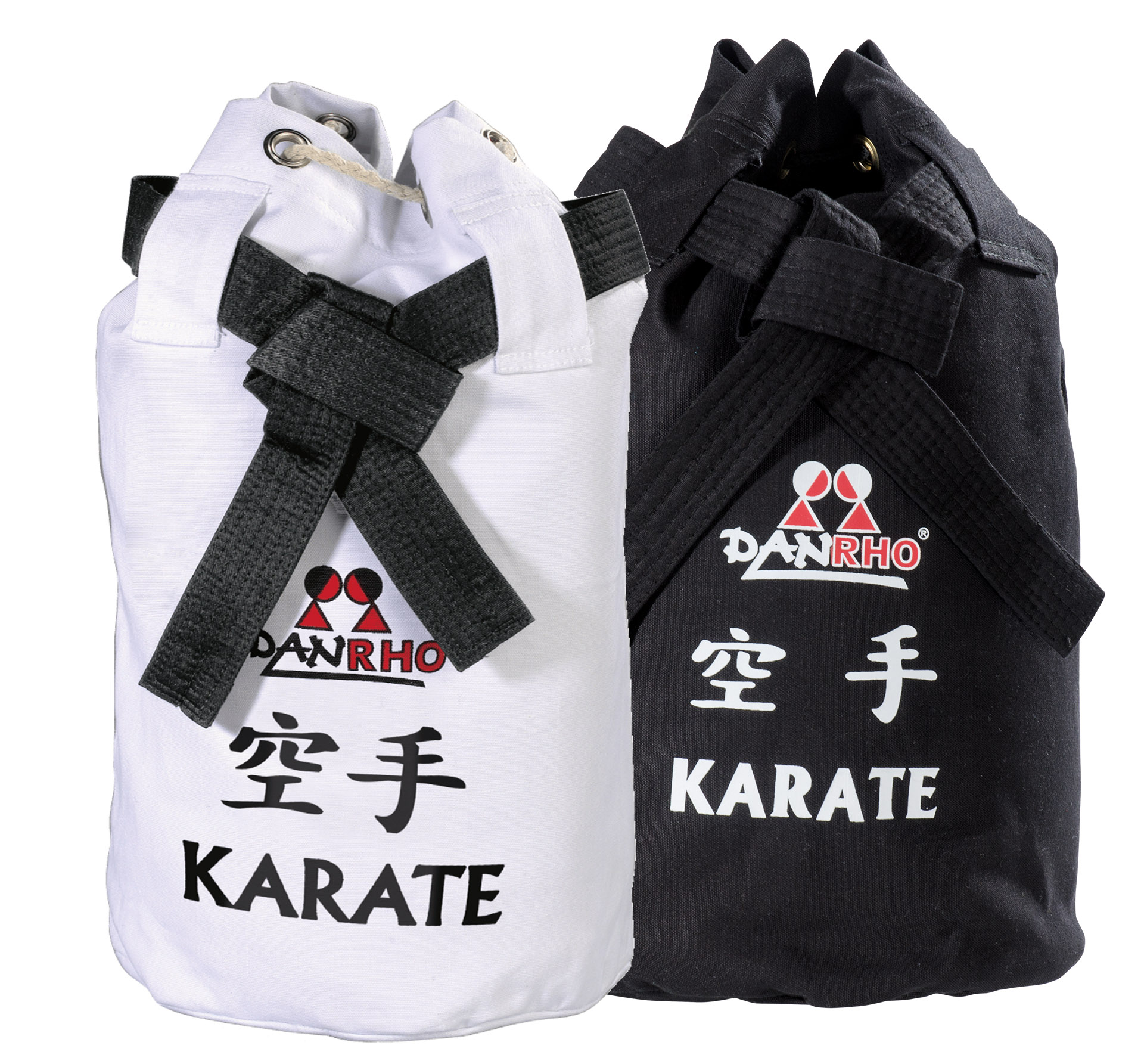 Danrho (R) Canvas Sprttasche / Sportbeutel SCHWARZ-Karate