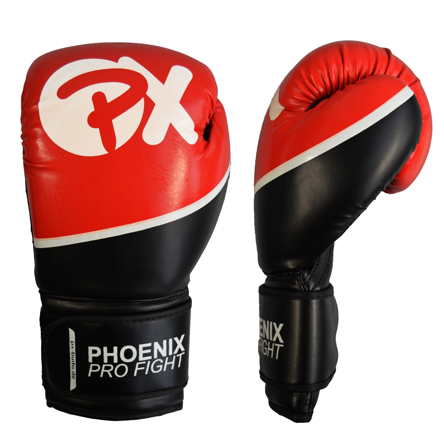 Phoenix Boxhandschuhe Pro Fight schwarz-rot