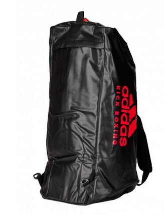 adidas 2in1 Bag "Kickboxing" black/red PU L, adiACC051KB