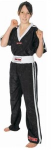 TOP TEN Kickboxuniform 1637 schwarz/weiß