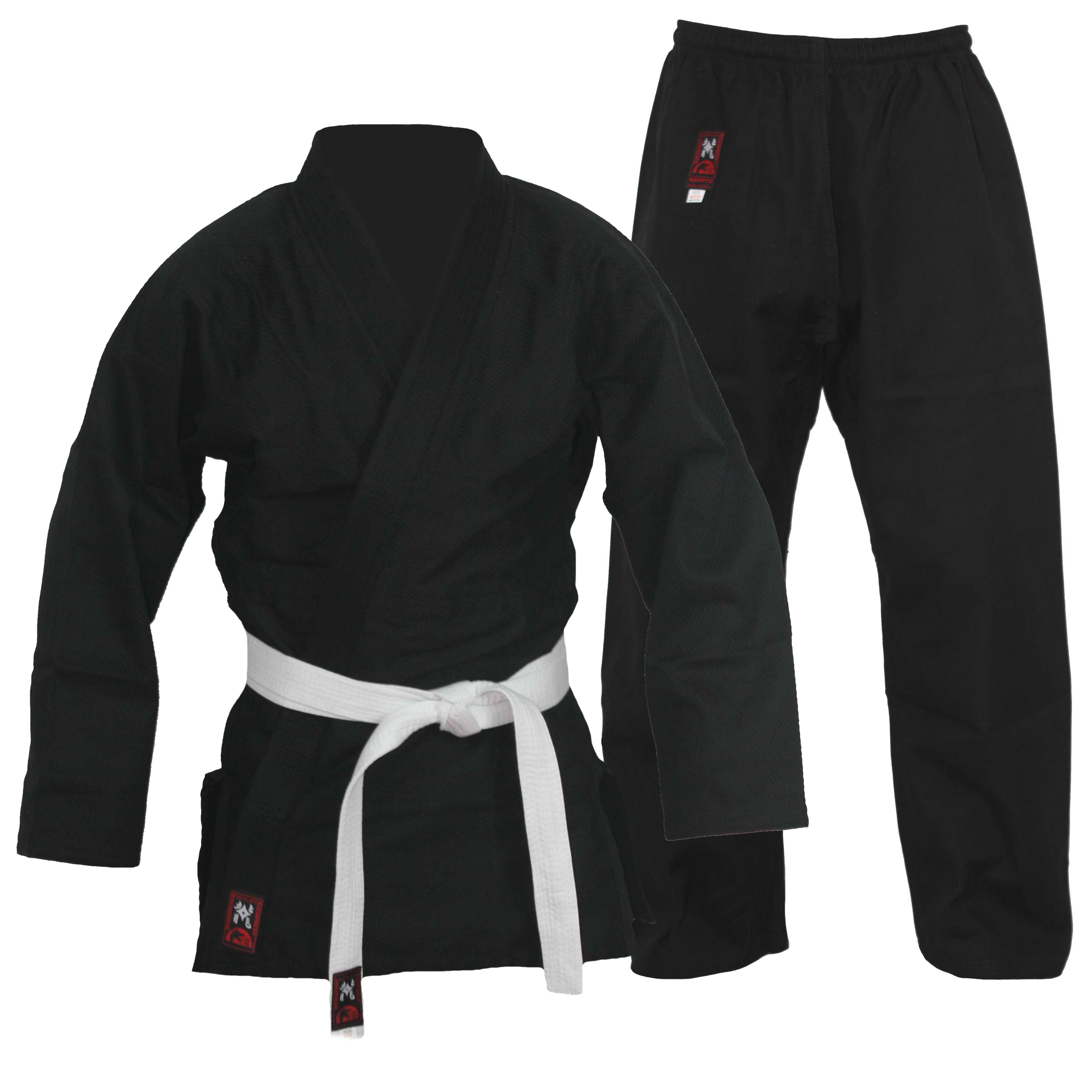 Budo Karateanzug Budodrake Black Elite 10 oz
