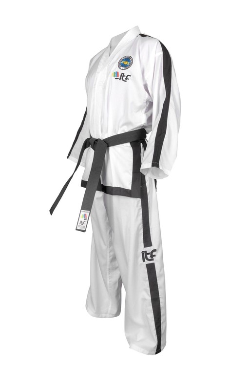 TOP TEN Taekwondo Dobok INSTRUCTOR PREMIUM GOLD (4. - 6. Dan, ITF app.)