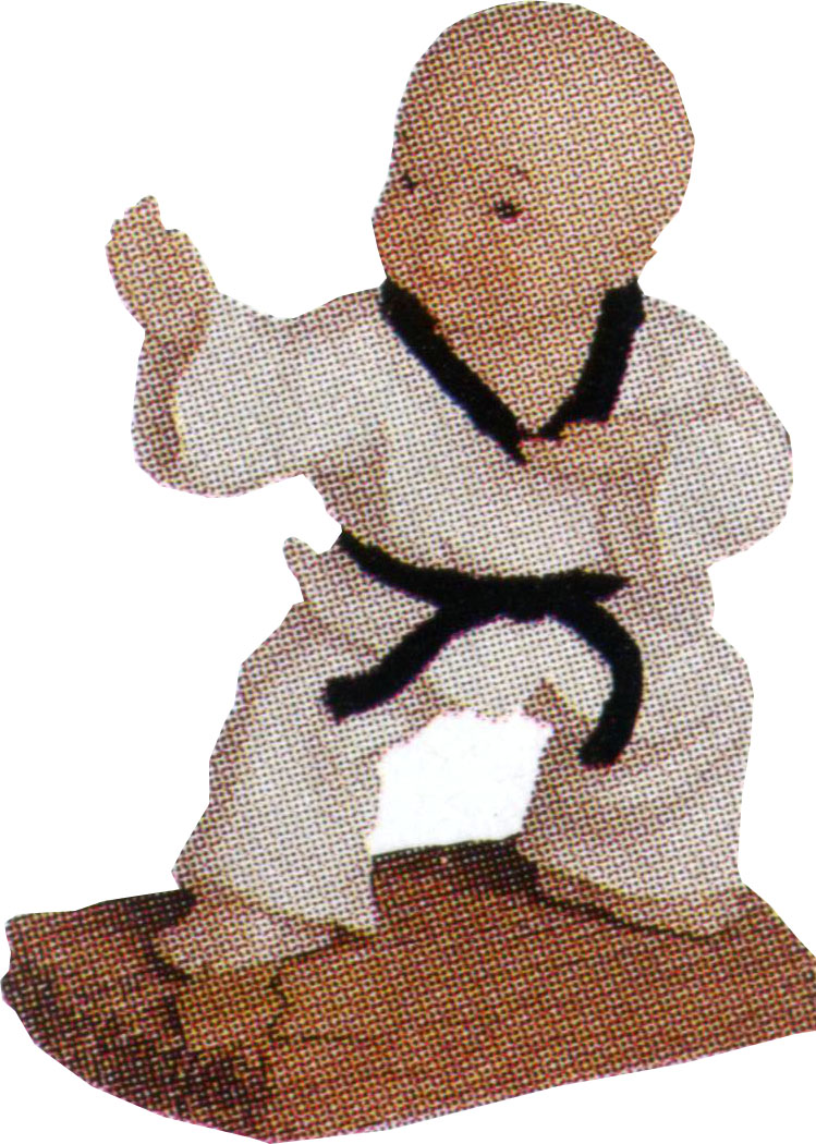Karate Figur (H963) 9 x 6 x 12cm