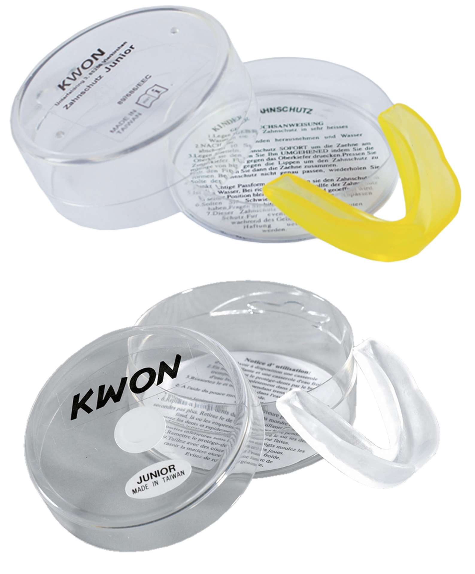 KWON (R) Zahnschutz JUNIOR mit BOX transparent